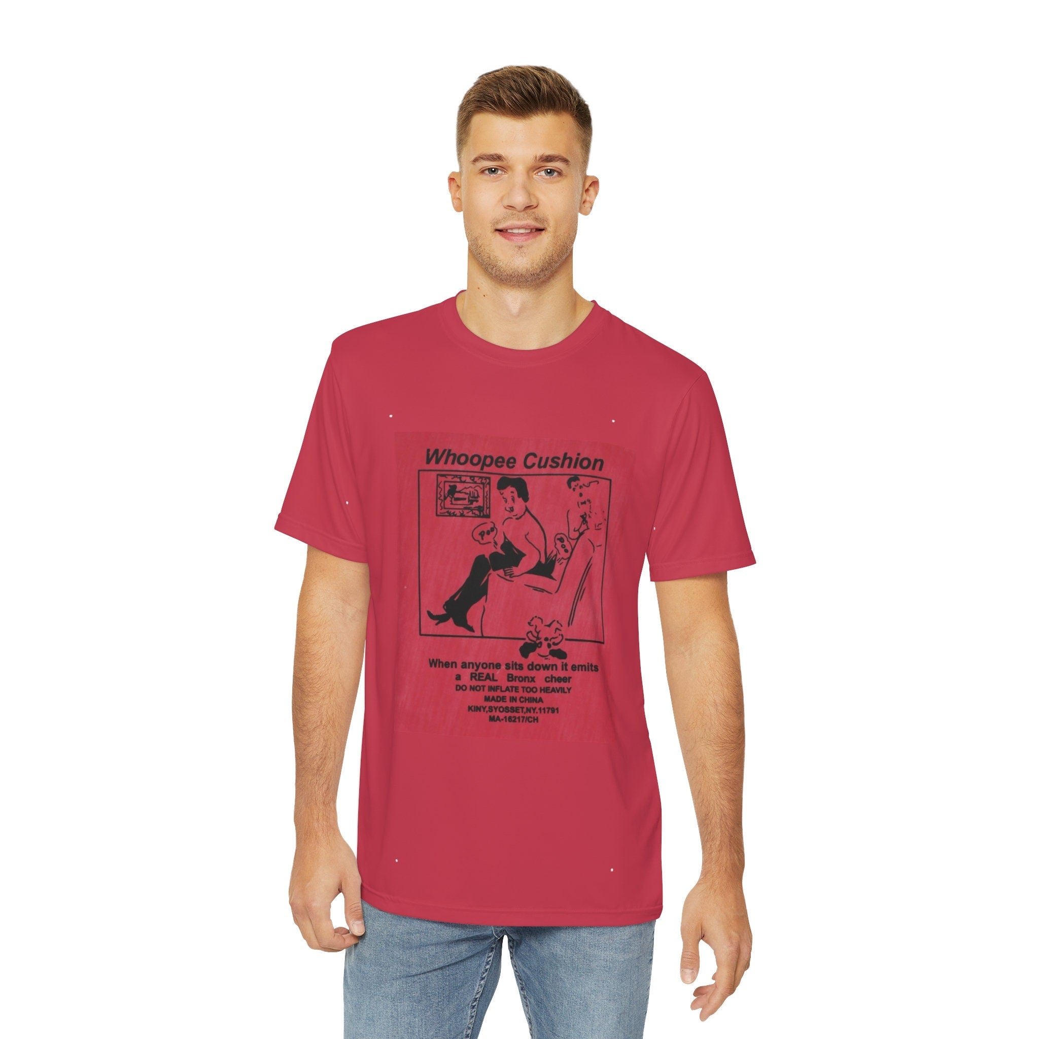 Whoopee Cushion Men's Polyester Tee (AOP)