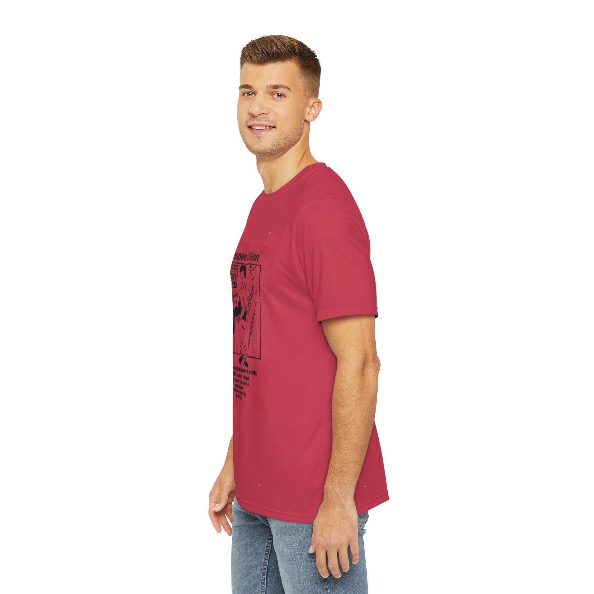 Whoopee Cushion Men's Polyester Tee (AOP)