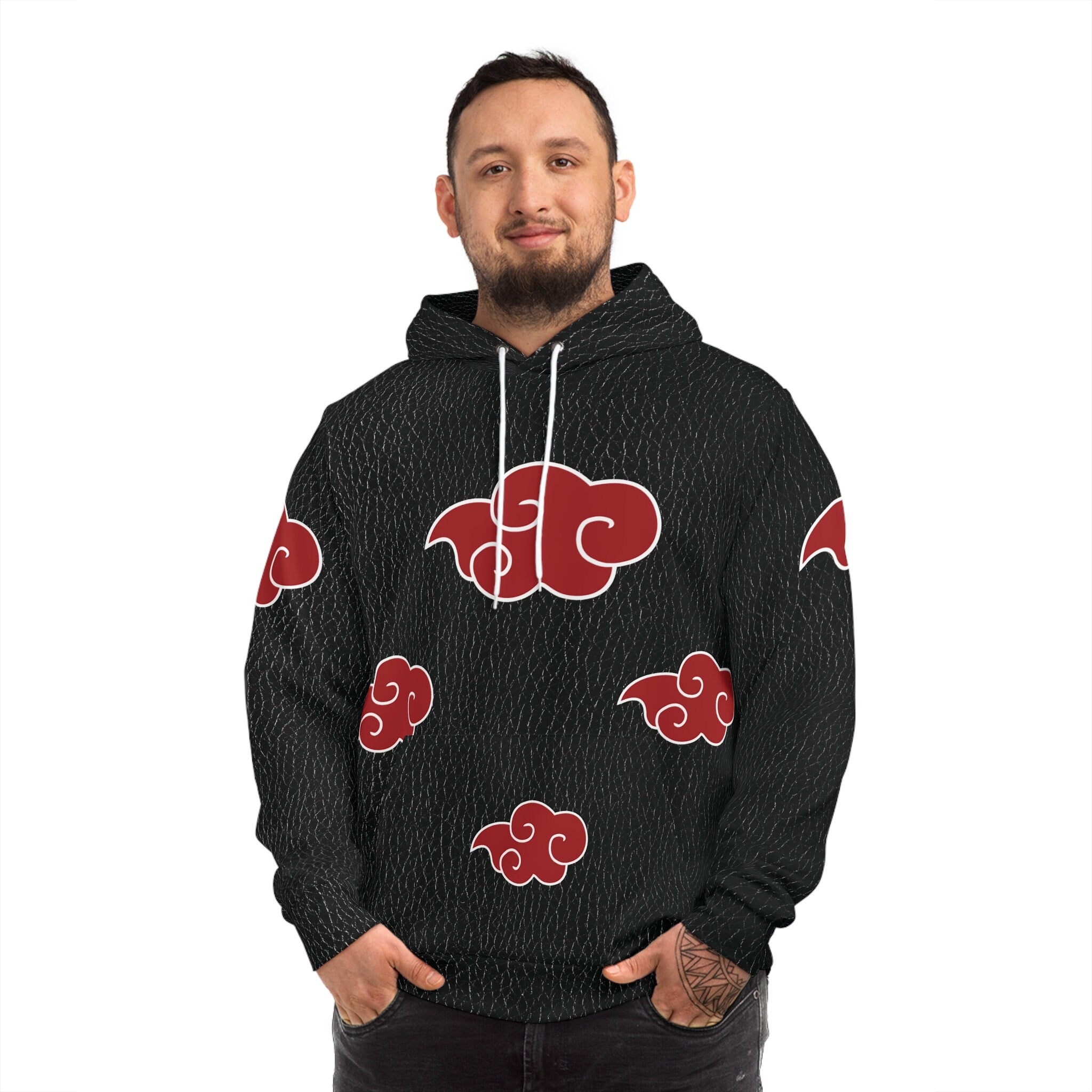 Fabled Fashion Akatsuki inspired cloak Fashion Hoodie (AOP)