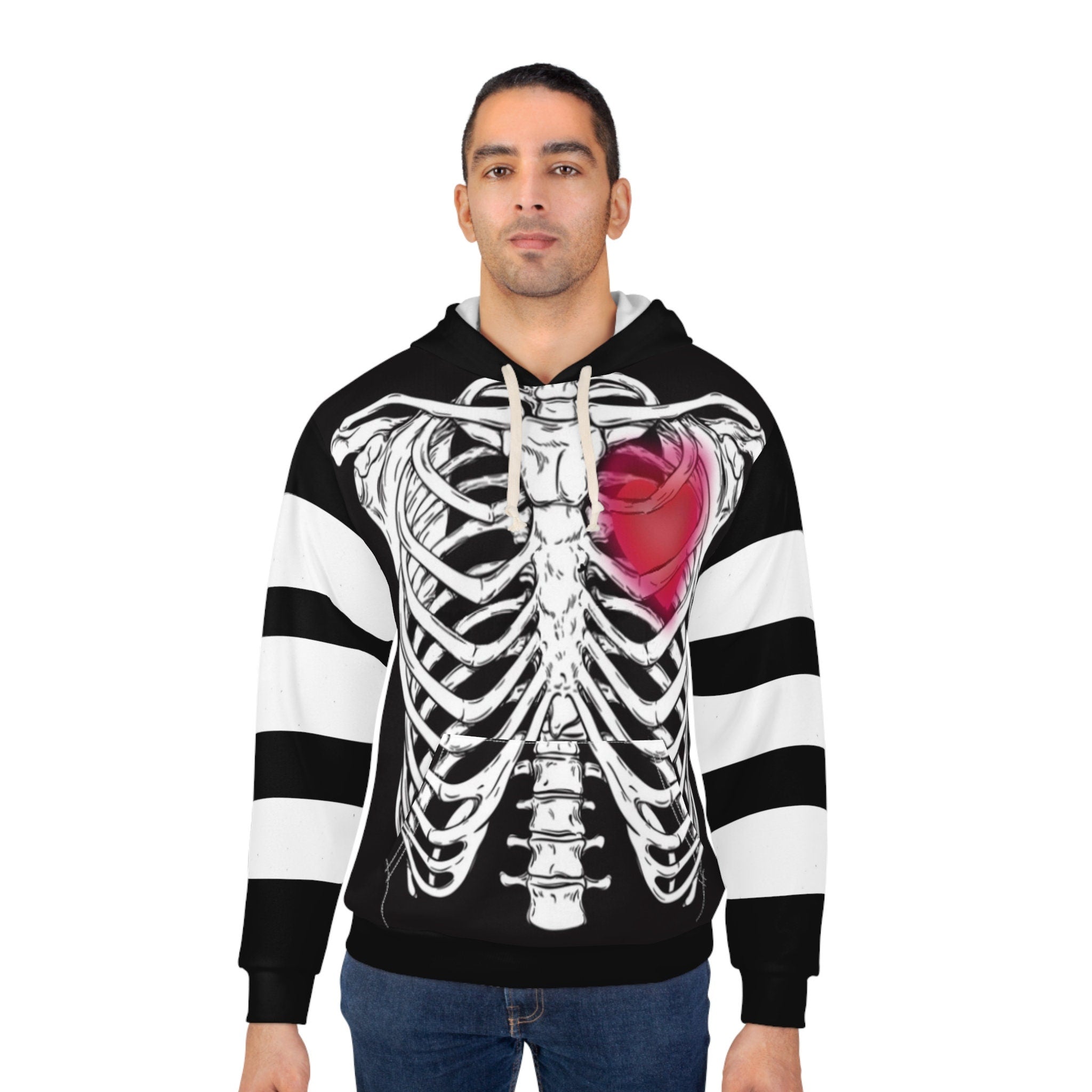 Halloween skele hoodie (uni-sex)