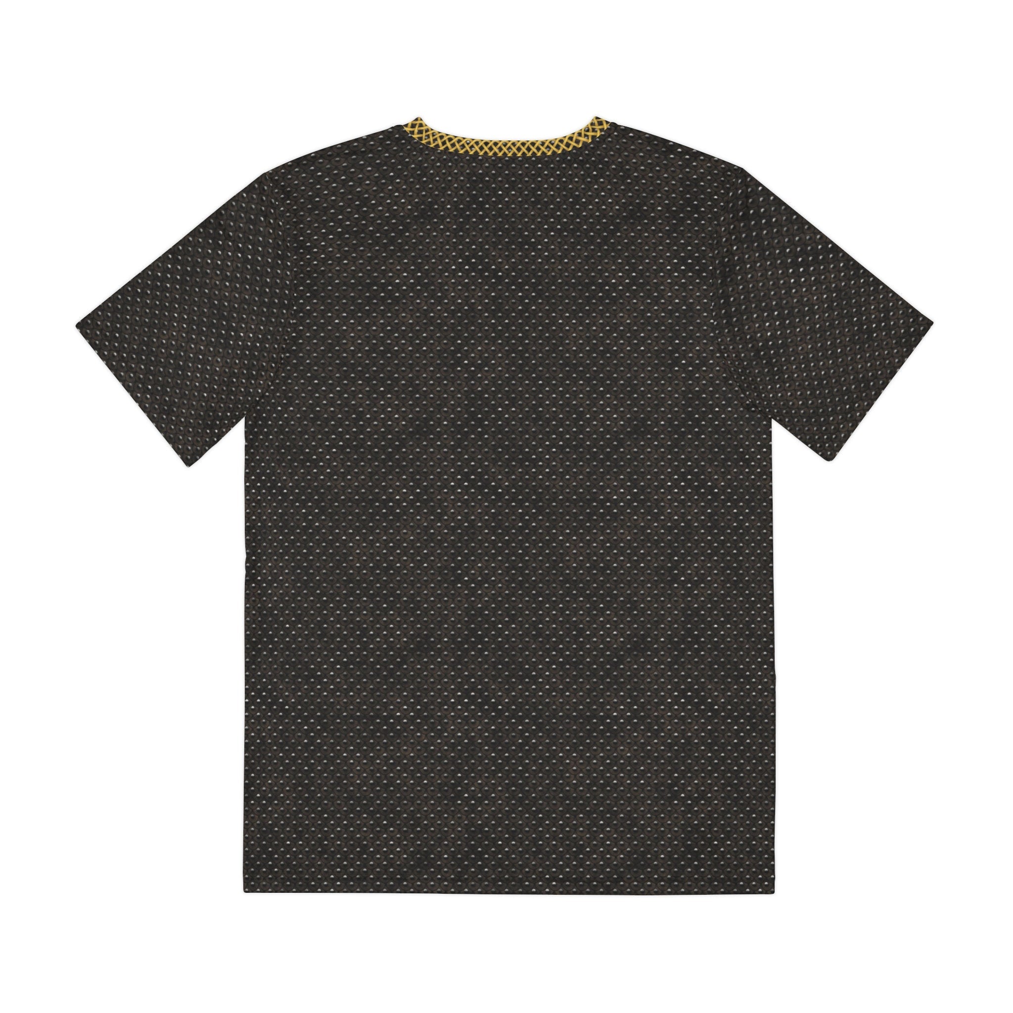 Fabled Fashion Studded leather effect Men's Polyester Tee (AOP)