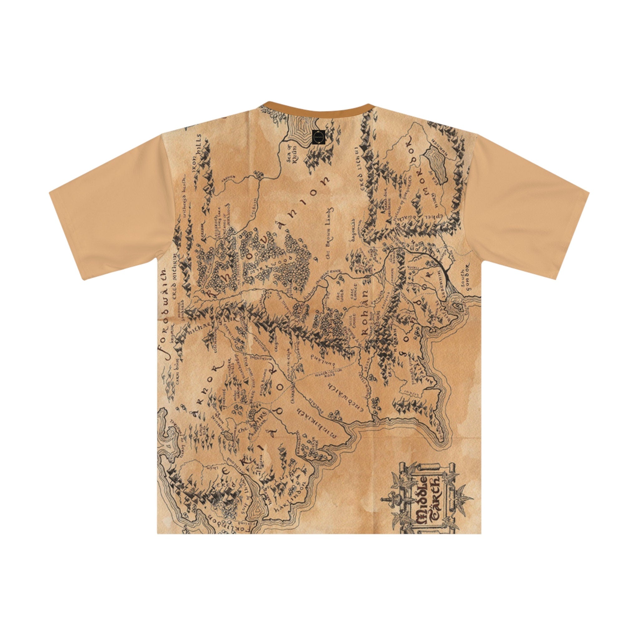 Fabled Fashion LOTR inspired Map Loose T-shirt (AOP)