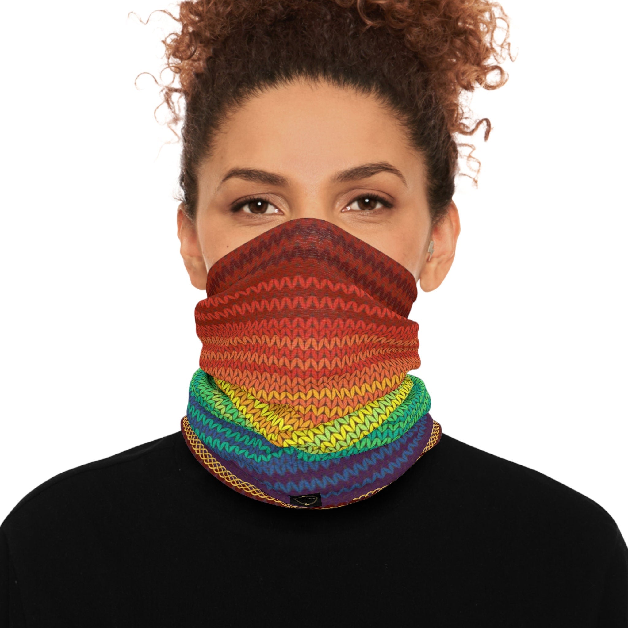 Fabled Fashion Mexican poncho Print Tube Scarf