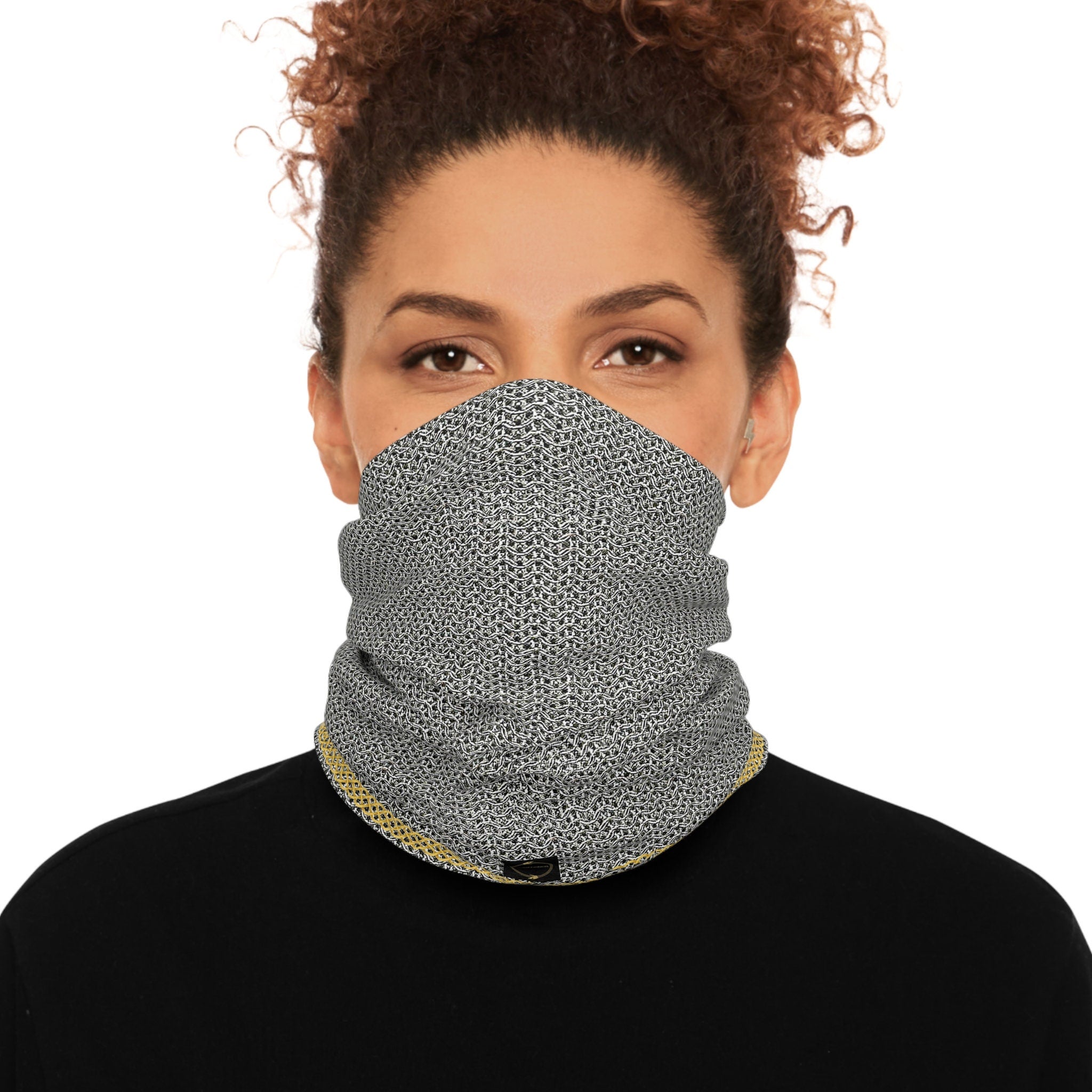 Fabled Fashion Chainmail printed Tube Scarf