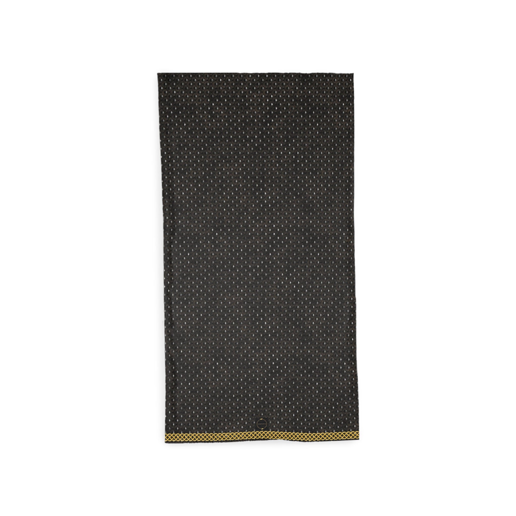 Fabled Fashion Studded leather armour printed Tube Scarf