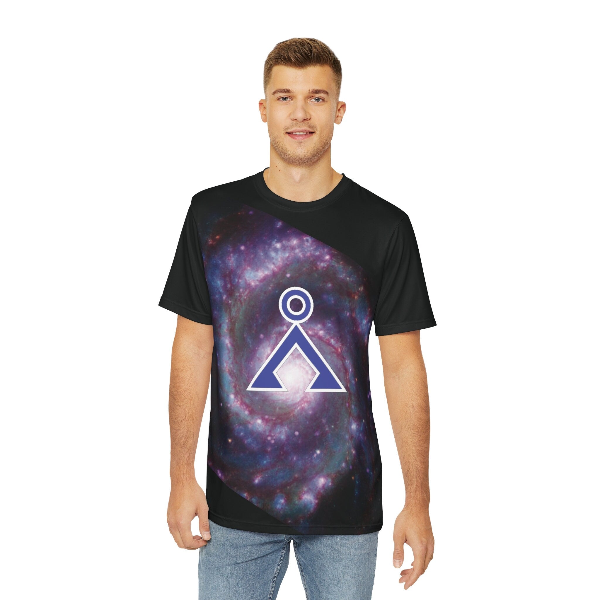 Earth Symbol Unisex Polyester Tee (AOP)