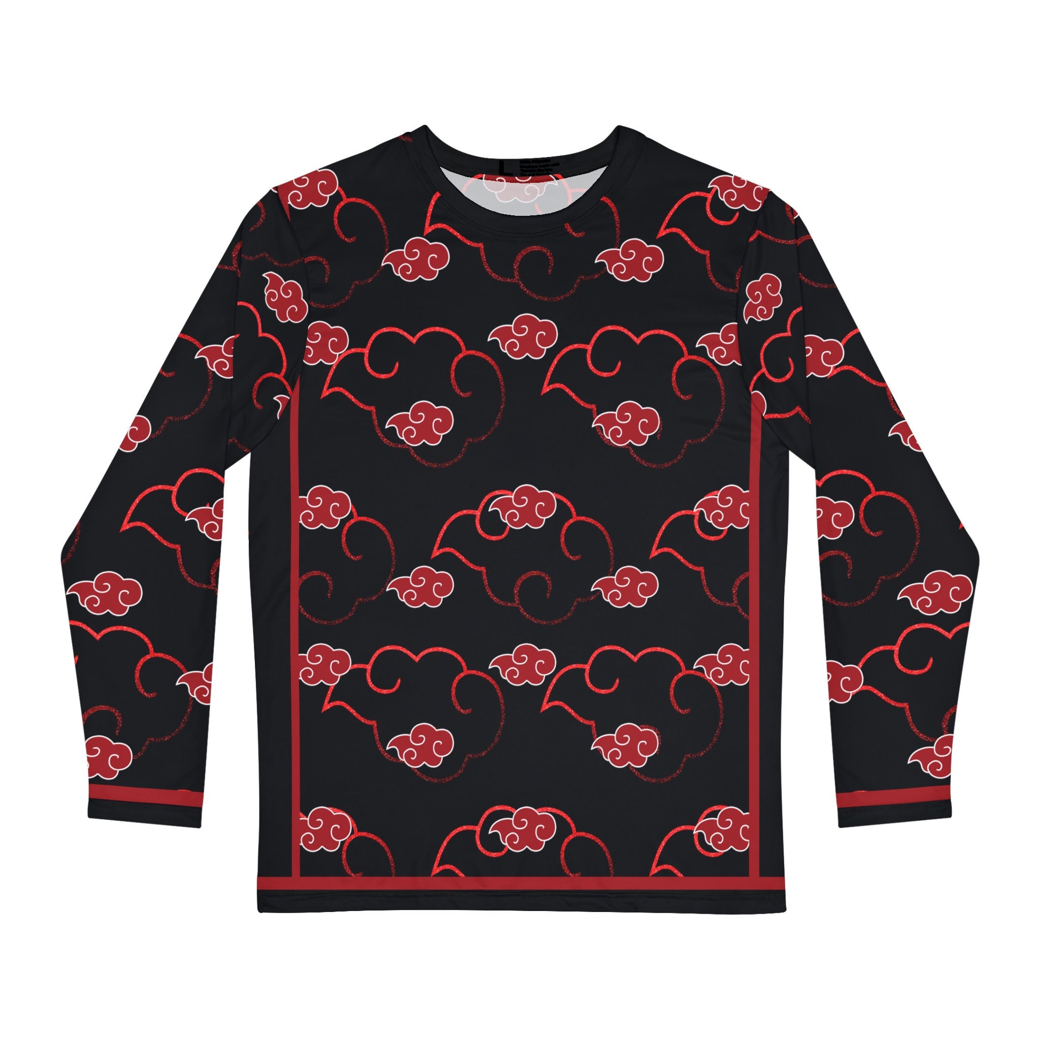 Fabled Fashion Akatsuki Cloak inspired AOP Men's Long sleeve Shirt