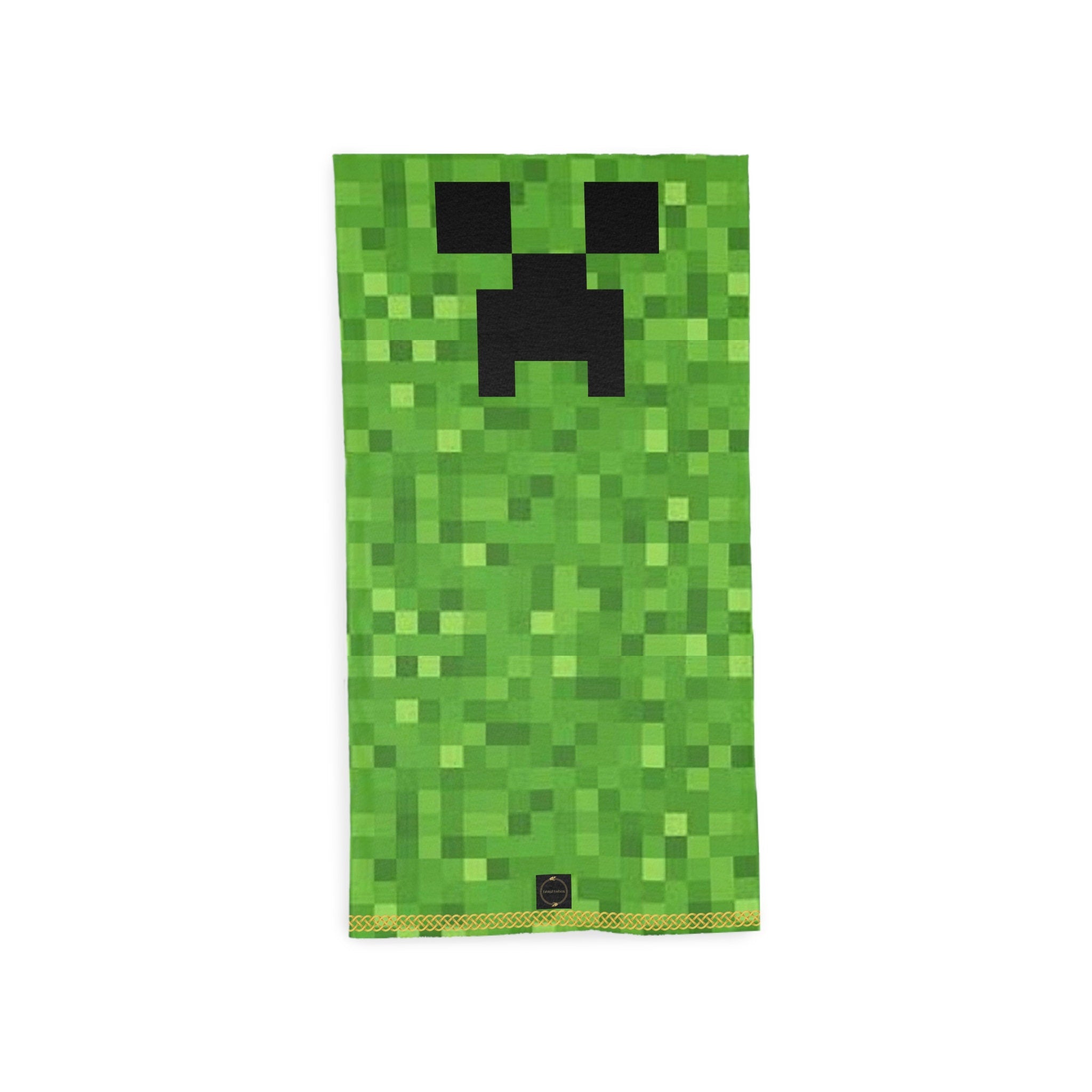 Fabled Fashion Minecraft creeper inspired print Tube Scarf
