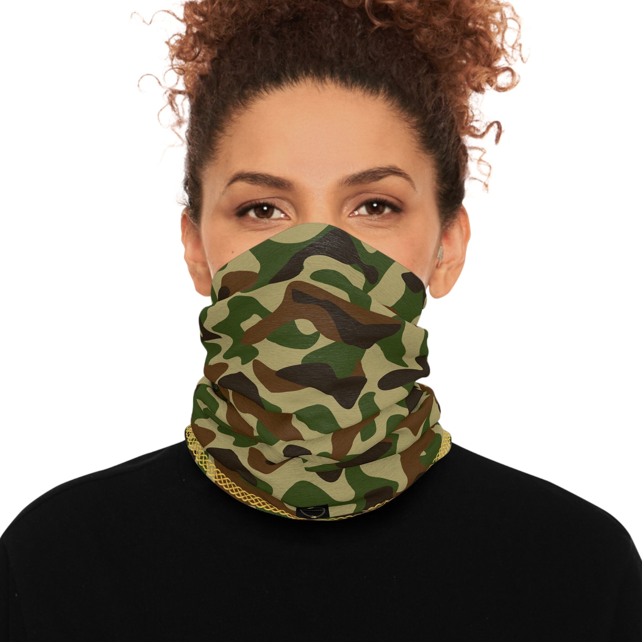 Fabled Fashion Camo Print Tube Scarf