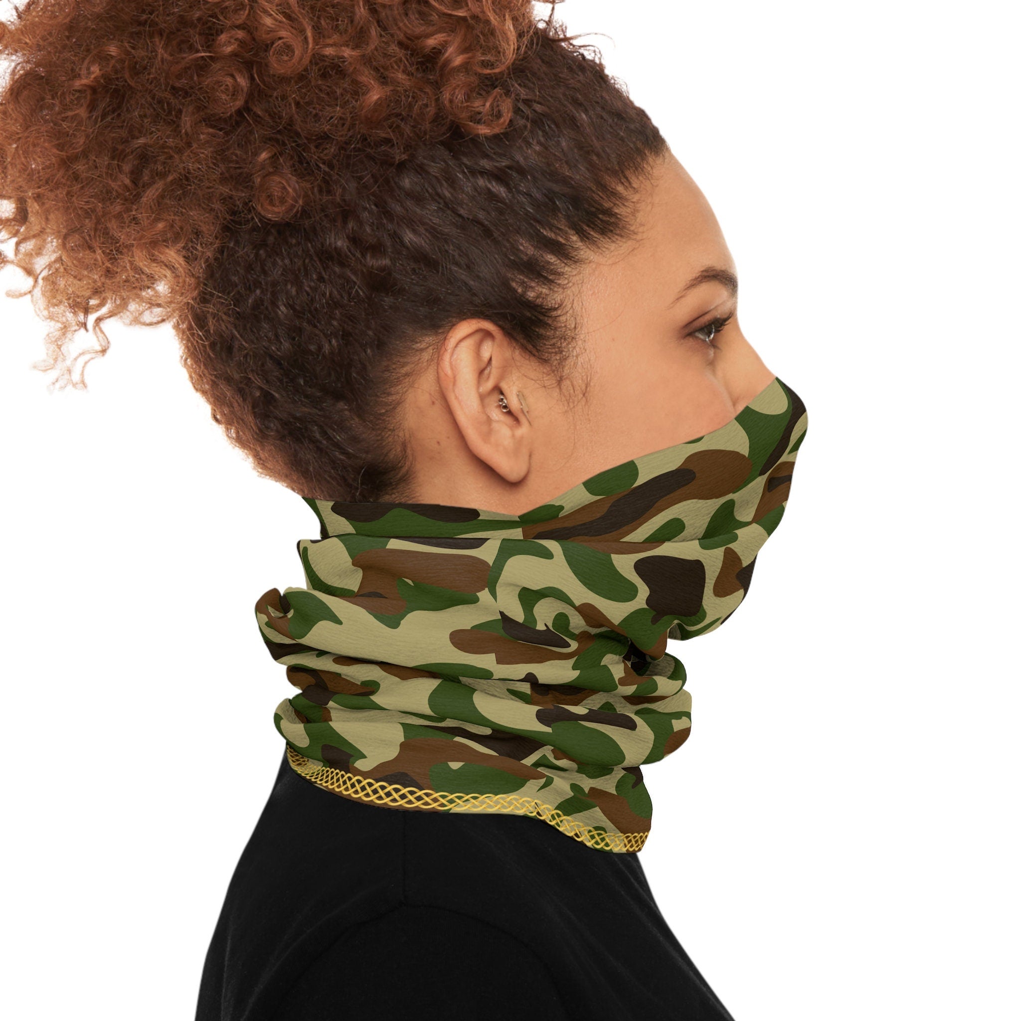 Fabled Fashion Camo Print Tube Scarf