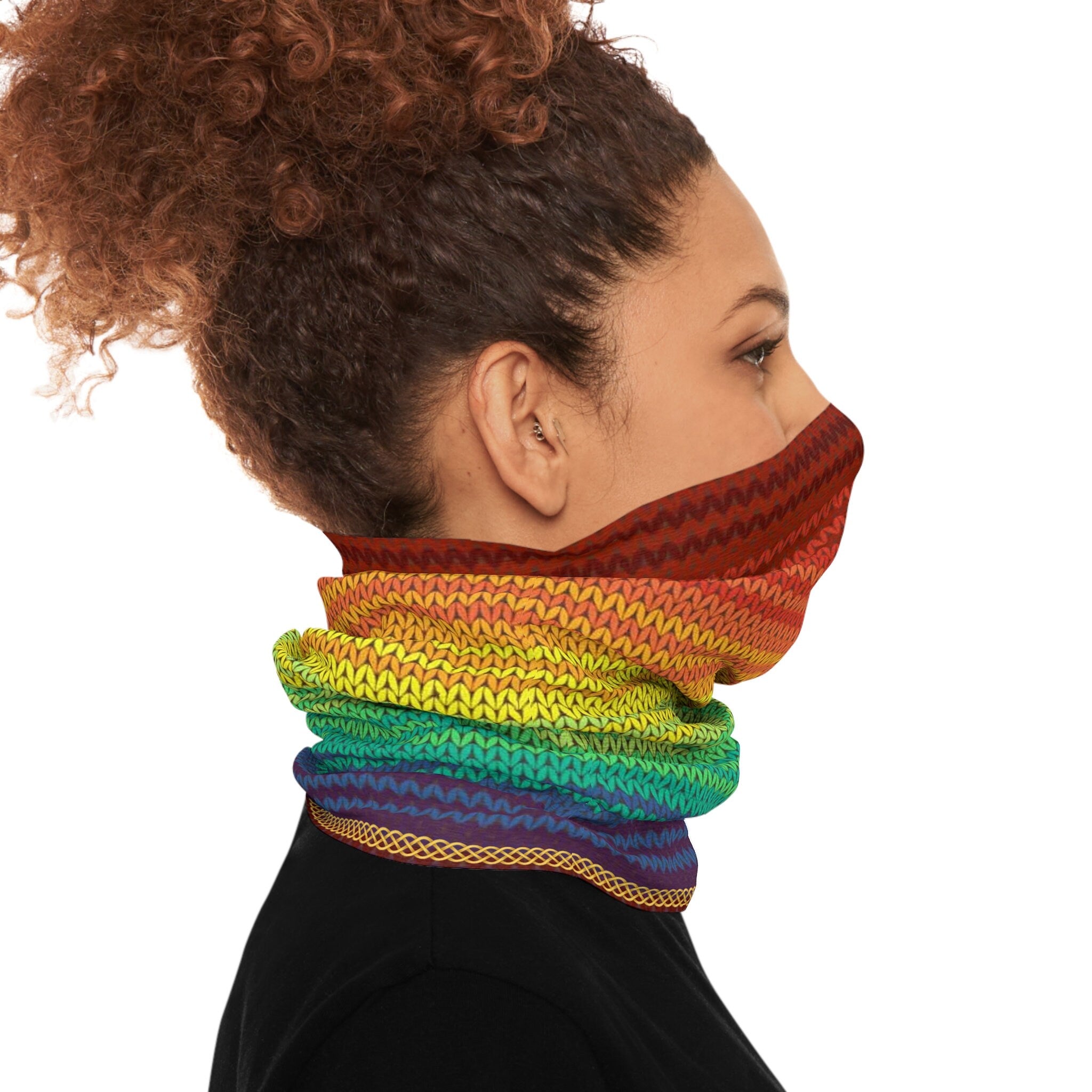 Fabled Fashion Mexican poncho Print Tube Scarf
