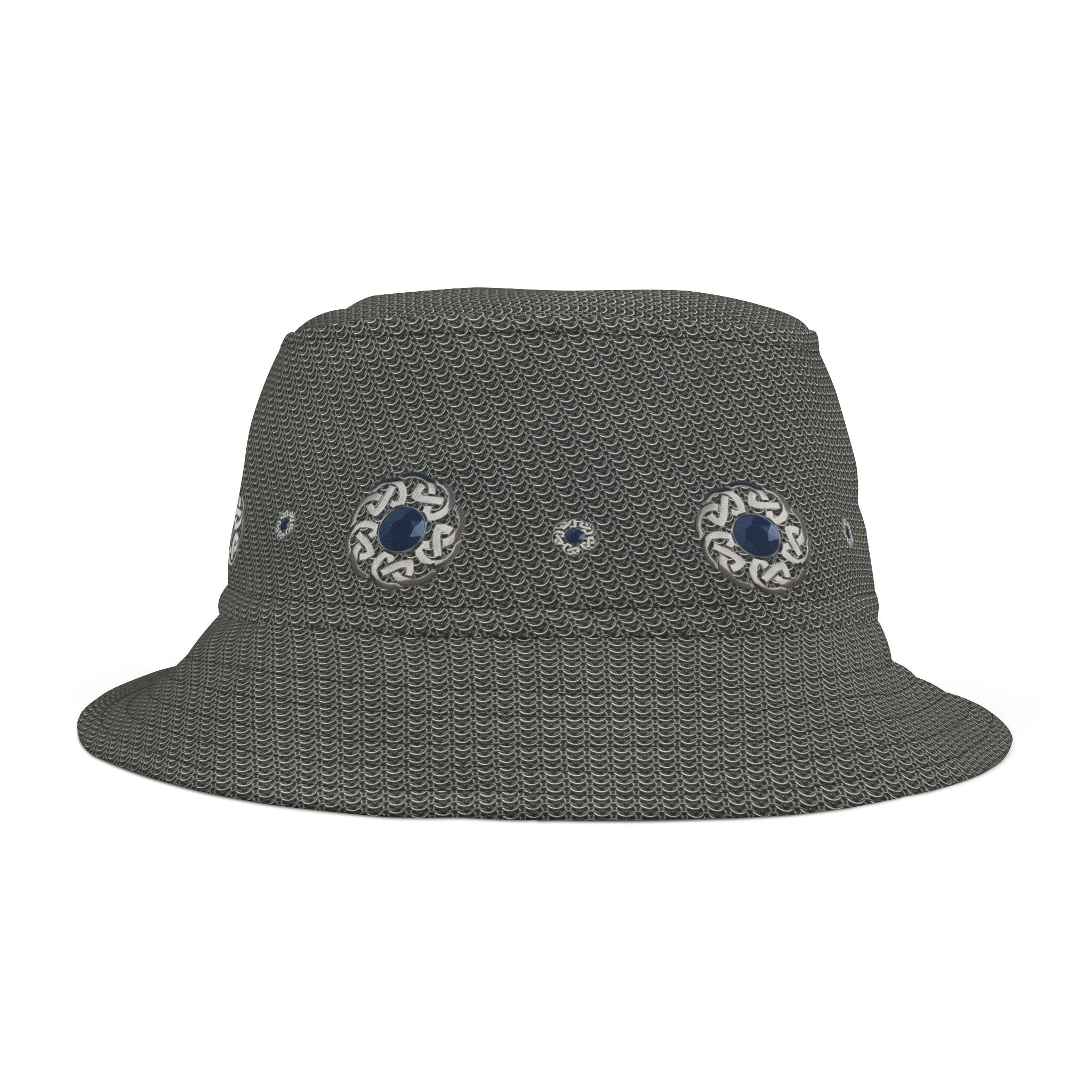 Fabled Fashion Chainmail effect Bucket Hat (AOP)