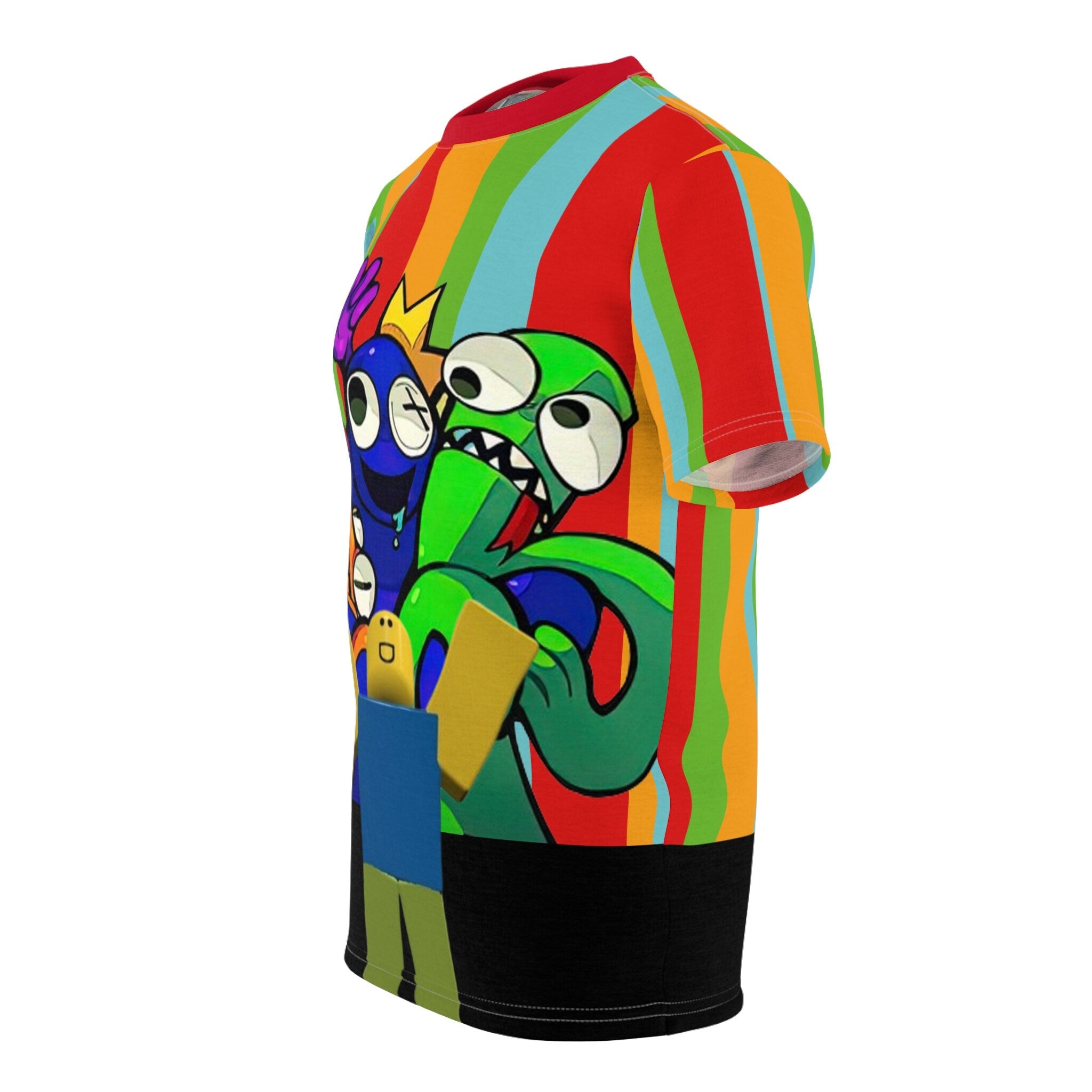 Rainbow Friends inspired chapter one Unisex Cut & Sew Tee (AOP)