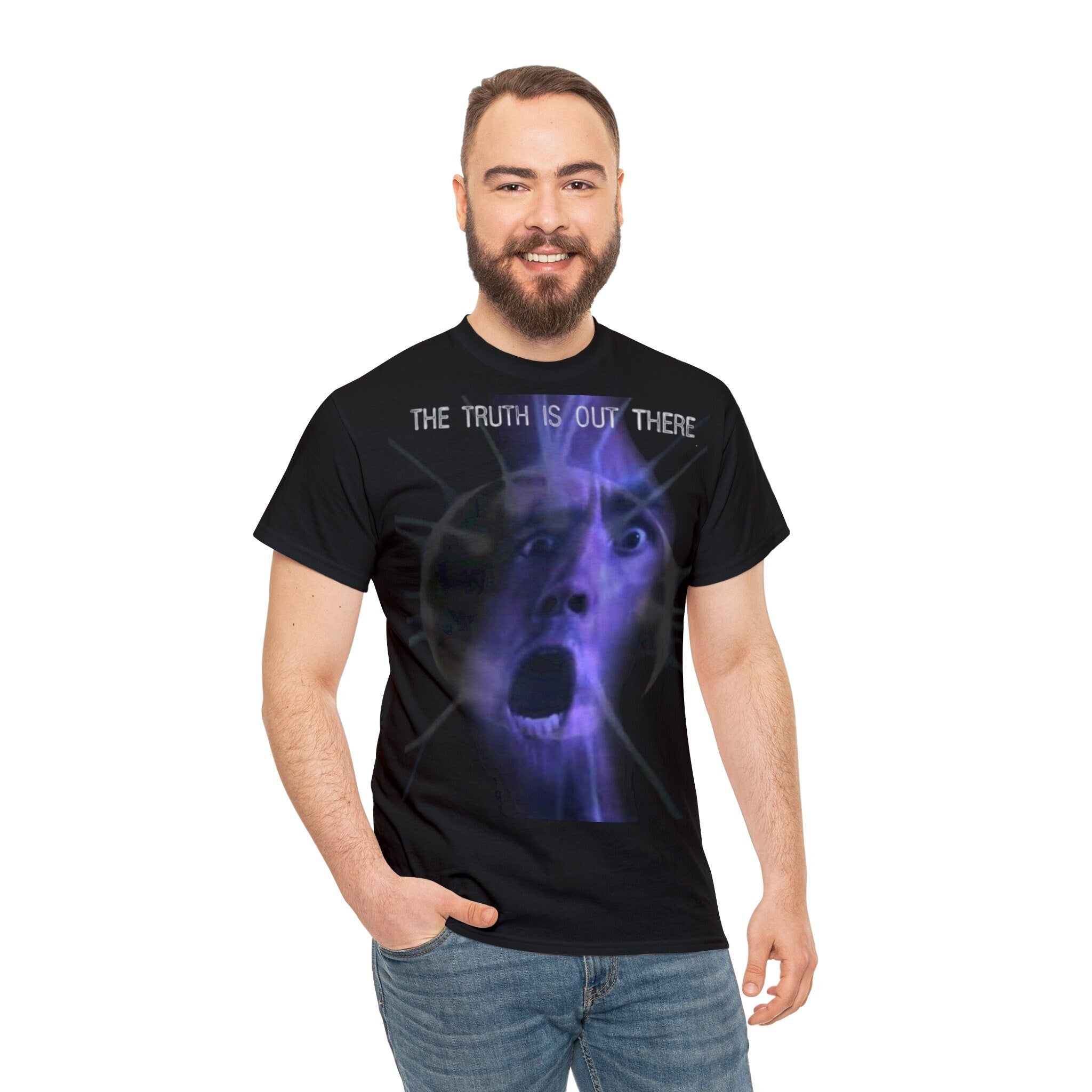 The Truth is out there X Files inspired Unisex Heavy Cotton Tee