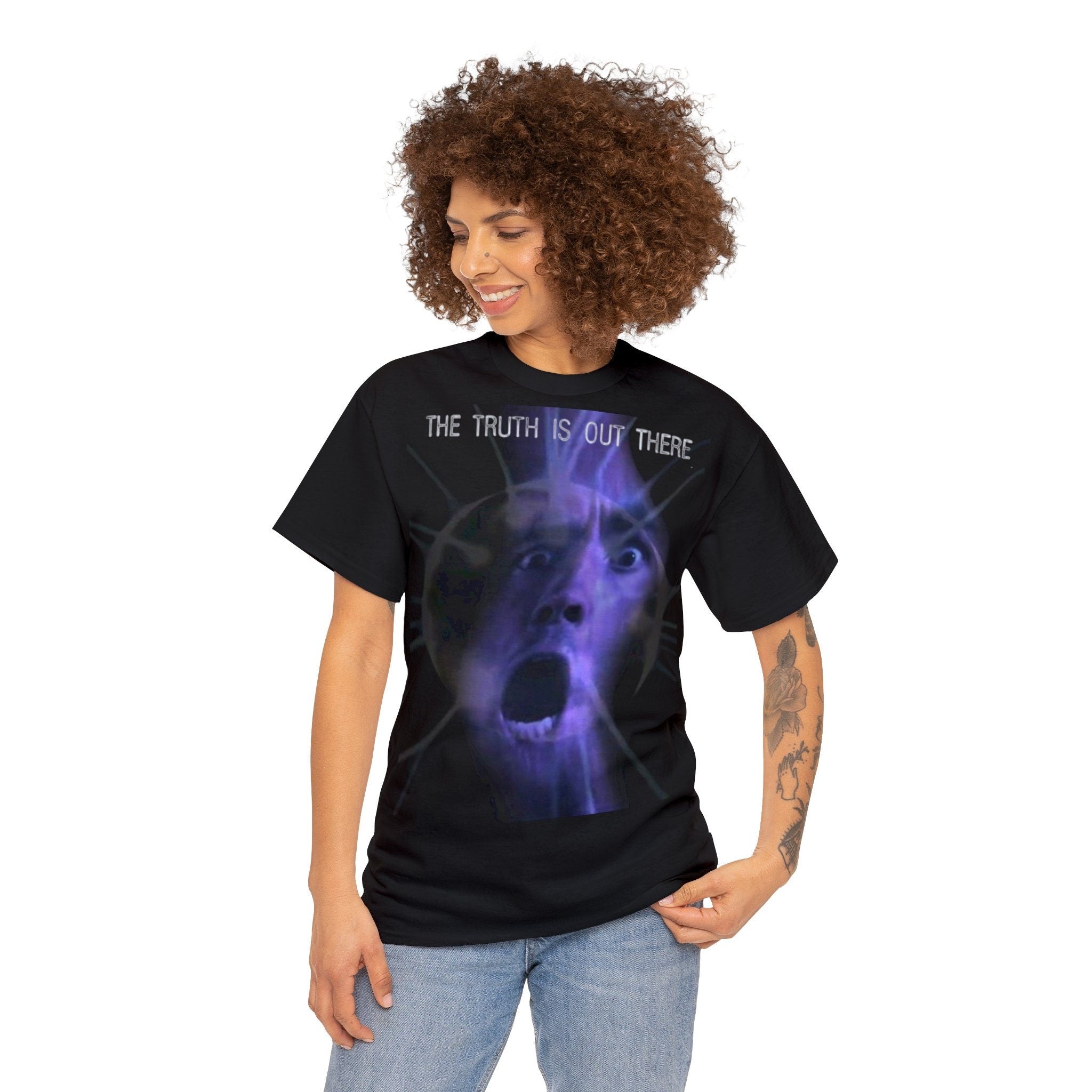 The Truth is out there X Files inspired Unisex Heavy Cotton Tee