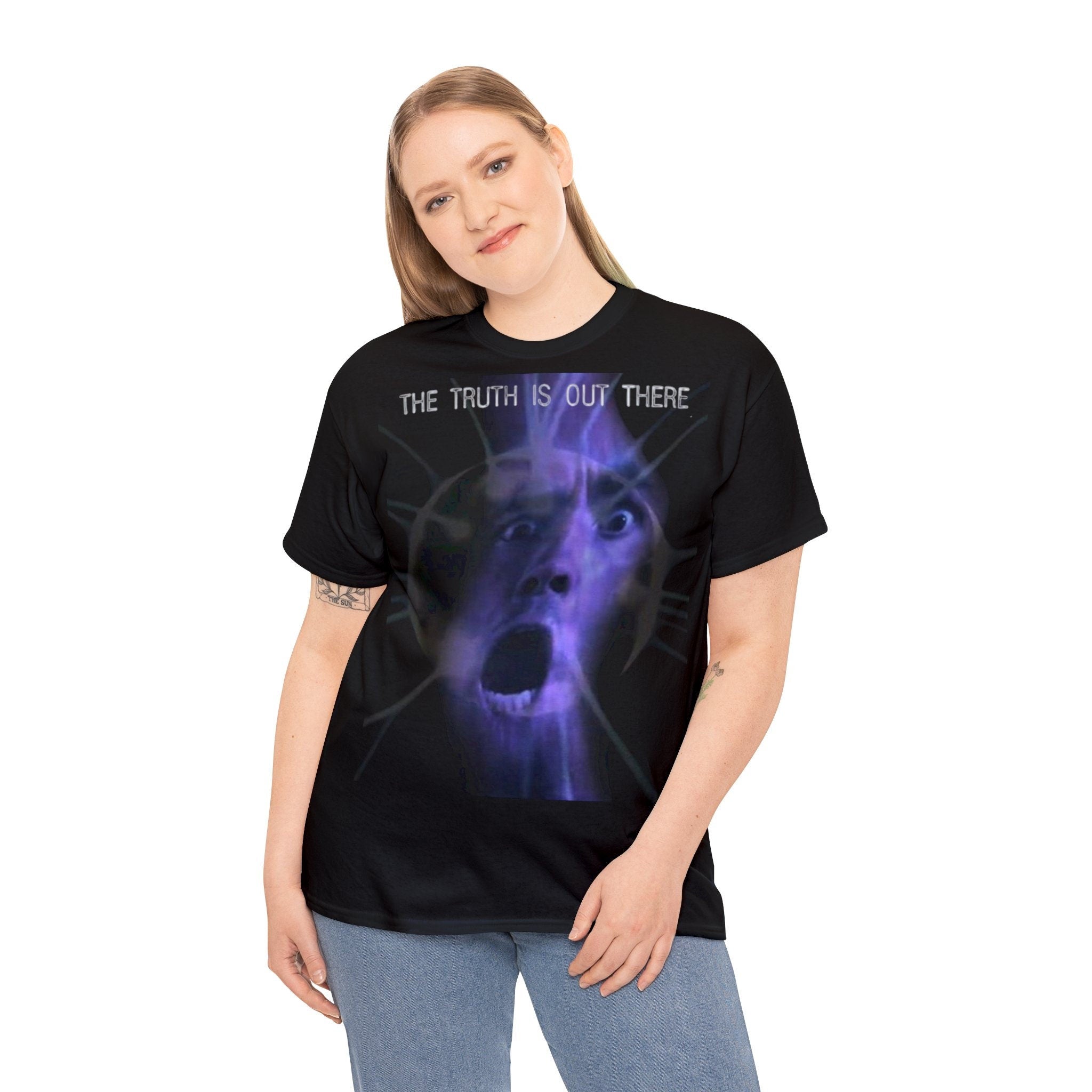 The Truth is out there X Files inspired Unisex Heavy Cotton Tee