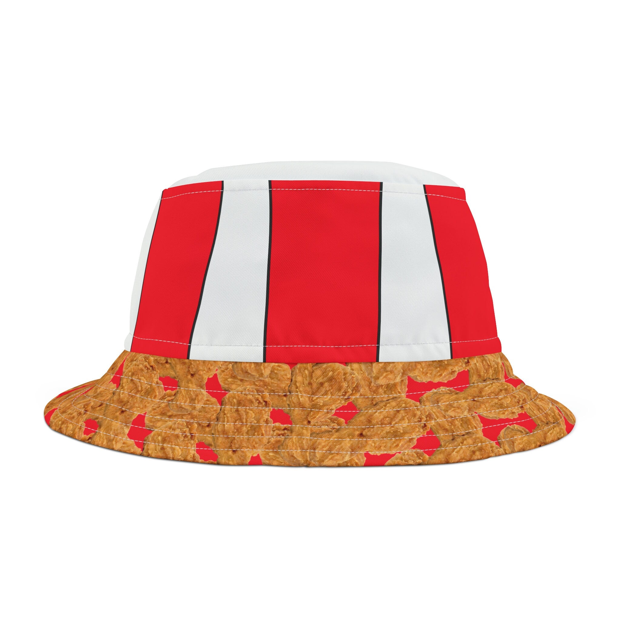 Bucket of fried chicken Bucket Hat (AOP)