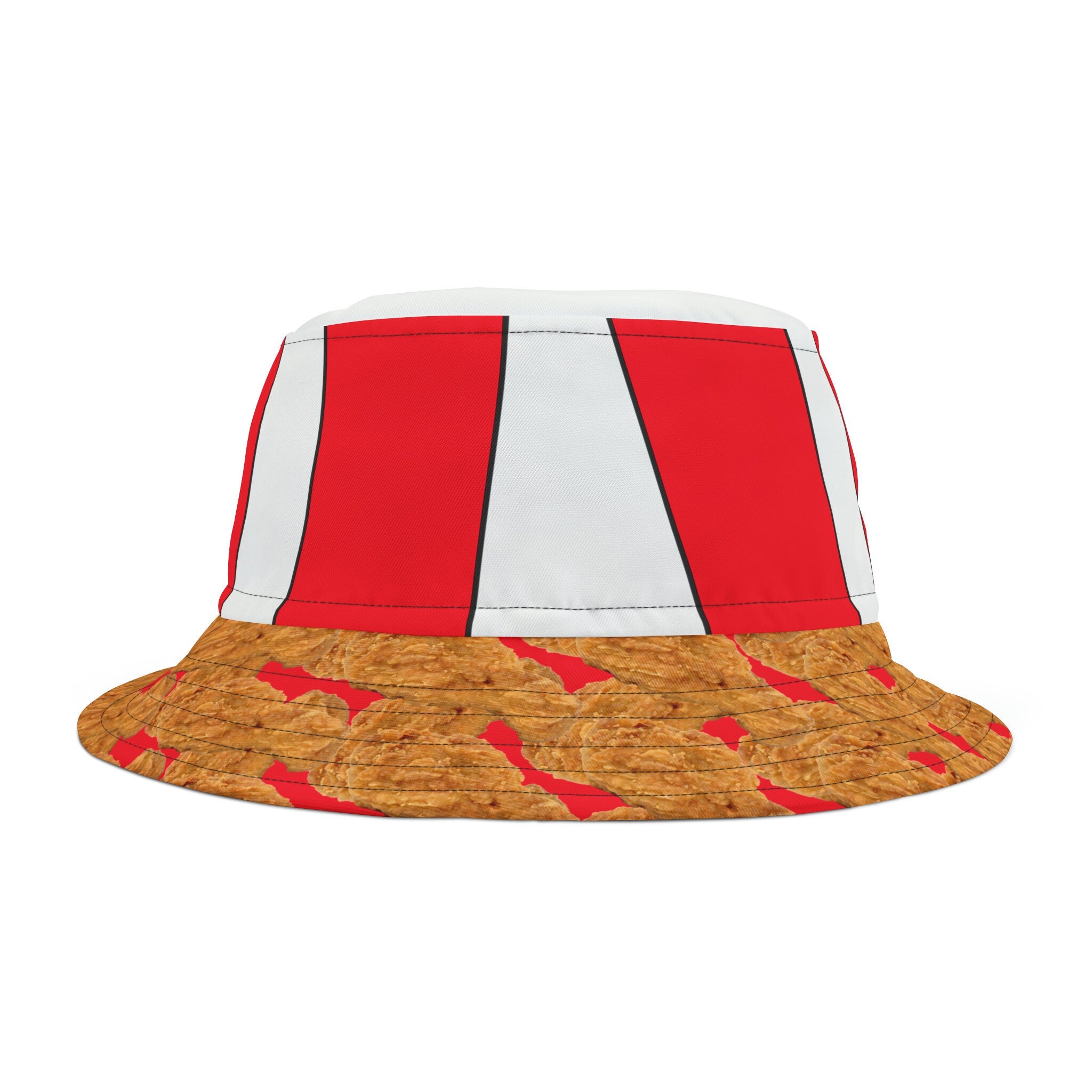 Bucket of fried chicken Bucket Hat (AOP)