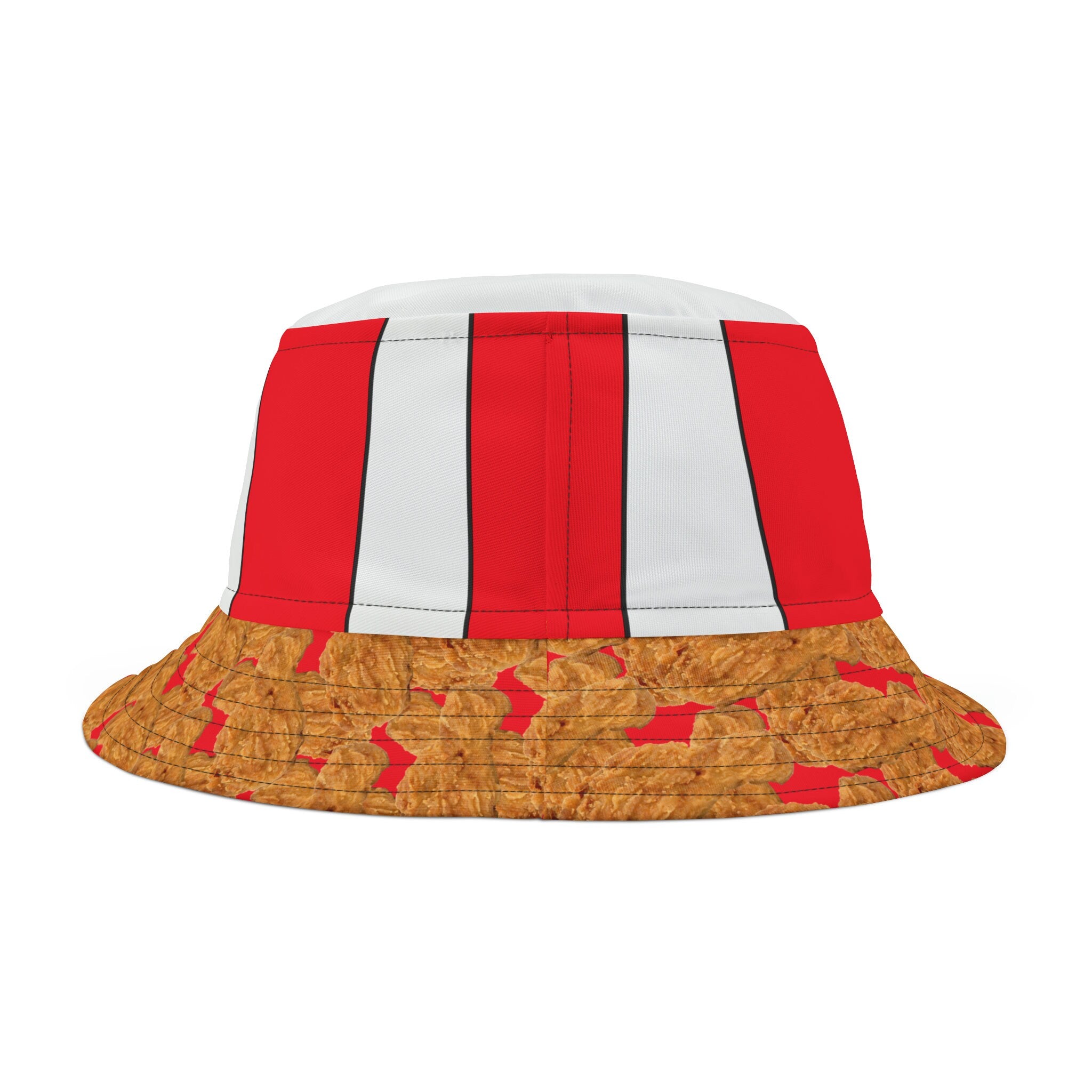 Bucket of fried chicken Bucket Hat (AOP)