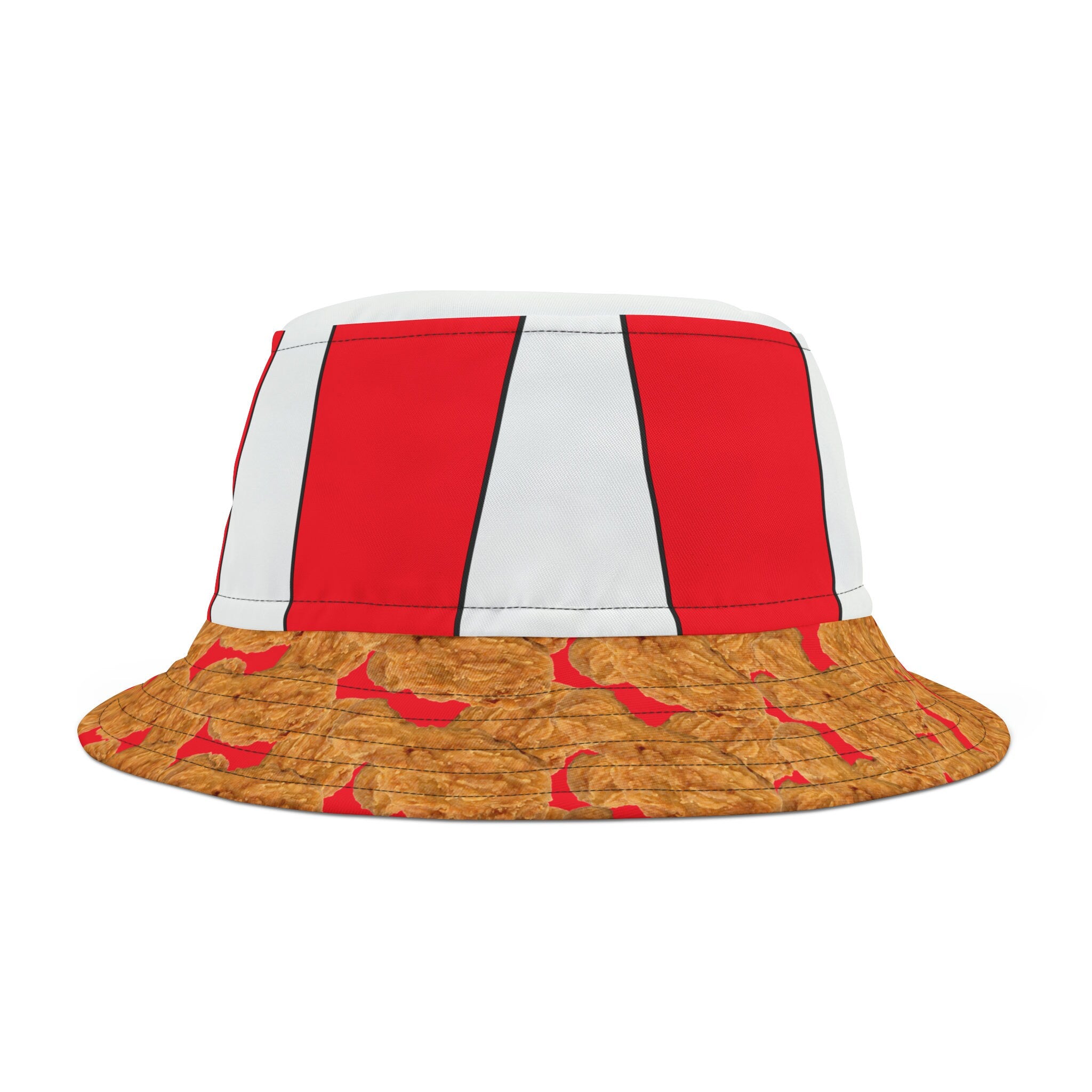 Bucket of fried chicken Bucket Hat (AOP)