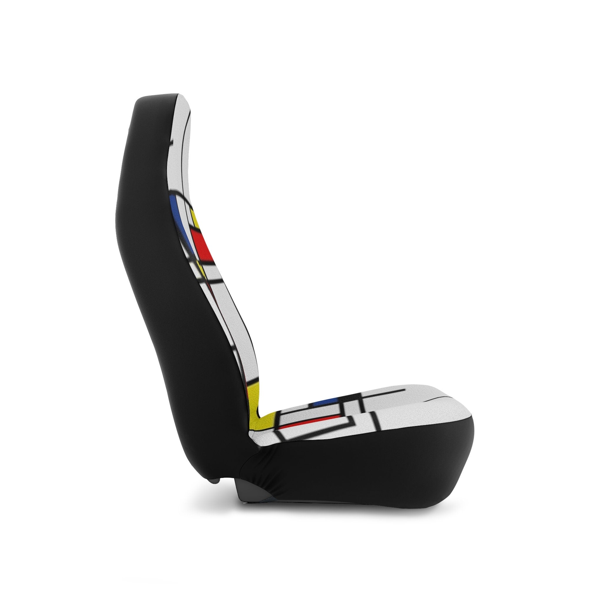 Fabled Fashion Peit Mondrian inspired pattern effect AOP print Car Seat Covers