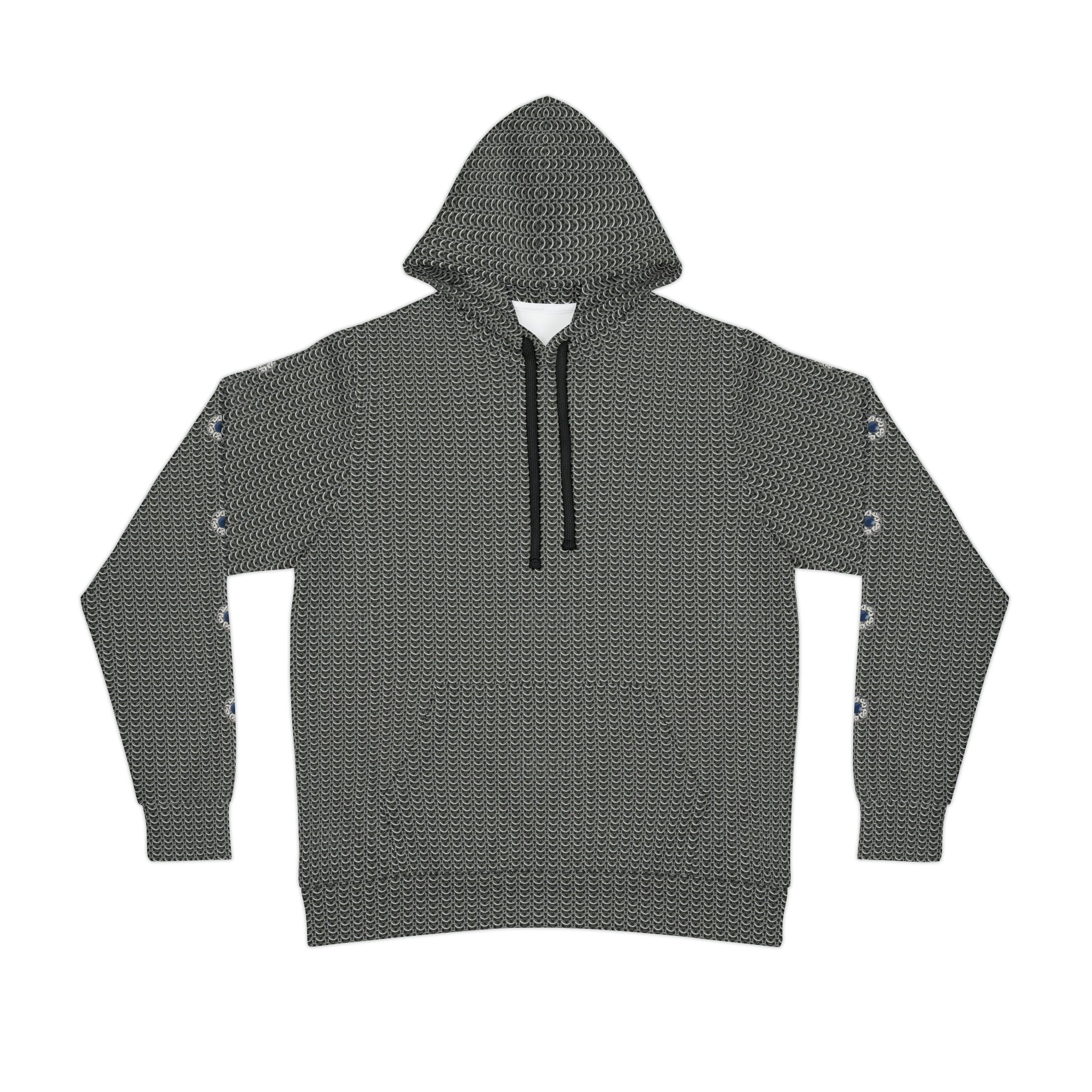 Fabled Fashion Chainmail effect Athletic Hoodie (AOP)