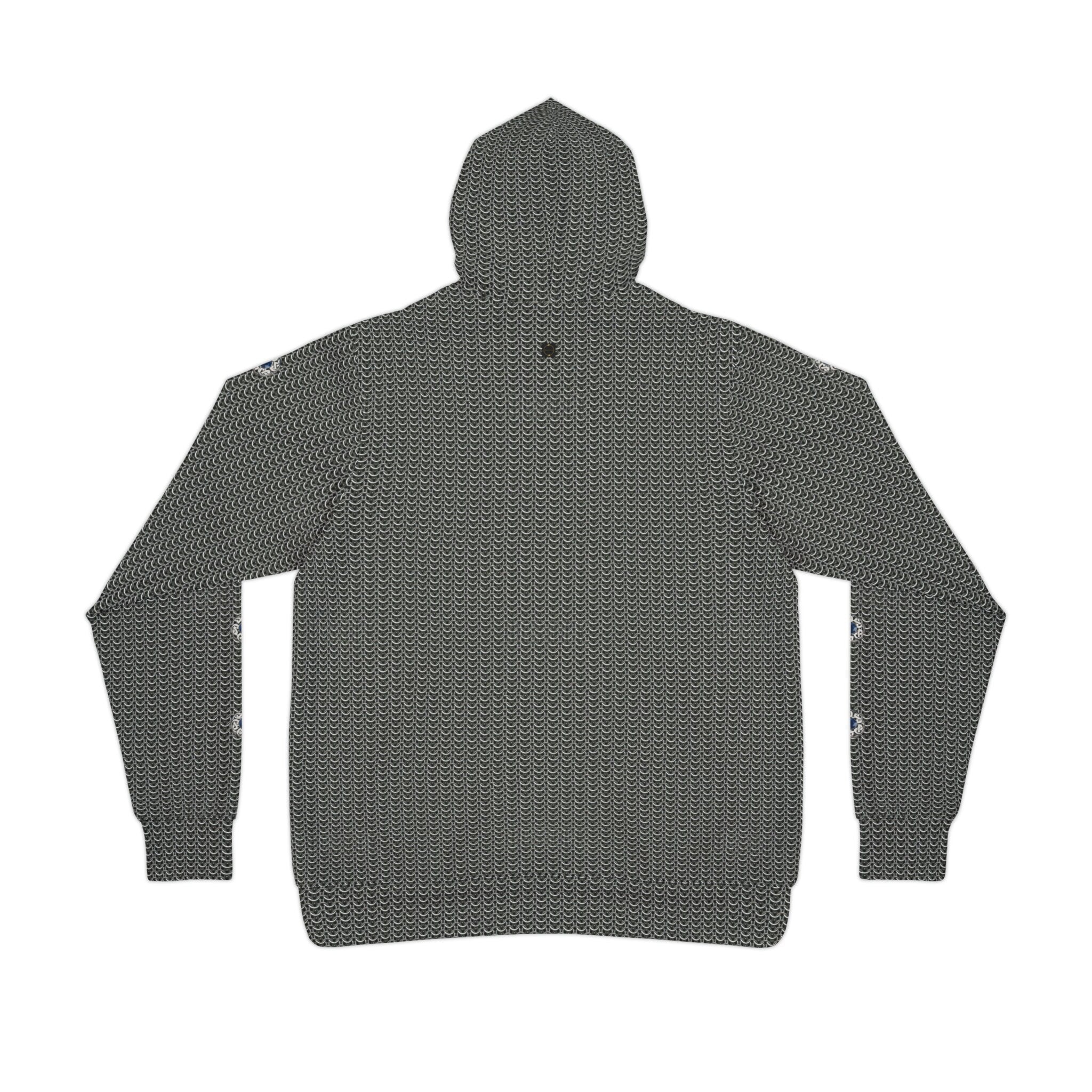 Fabled Fashion Chainmail effect Athletic Hoodie (AOP)