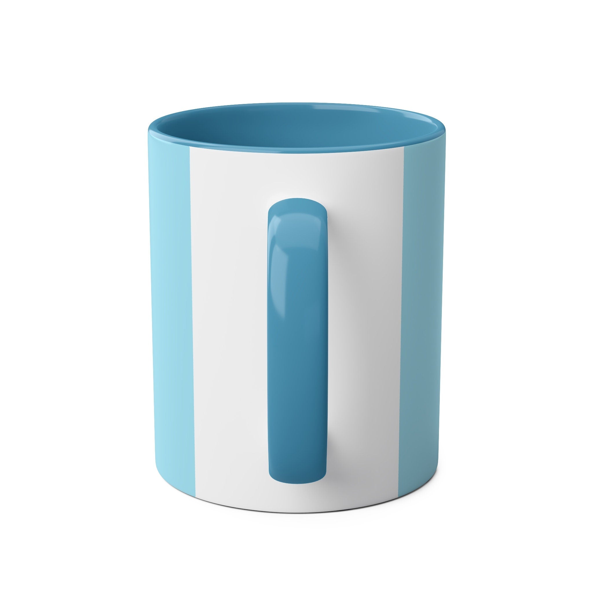 Save the clock tower Back to the Future fanart inspired Two-Tone Coffee Mug, 11oz