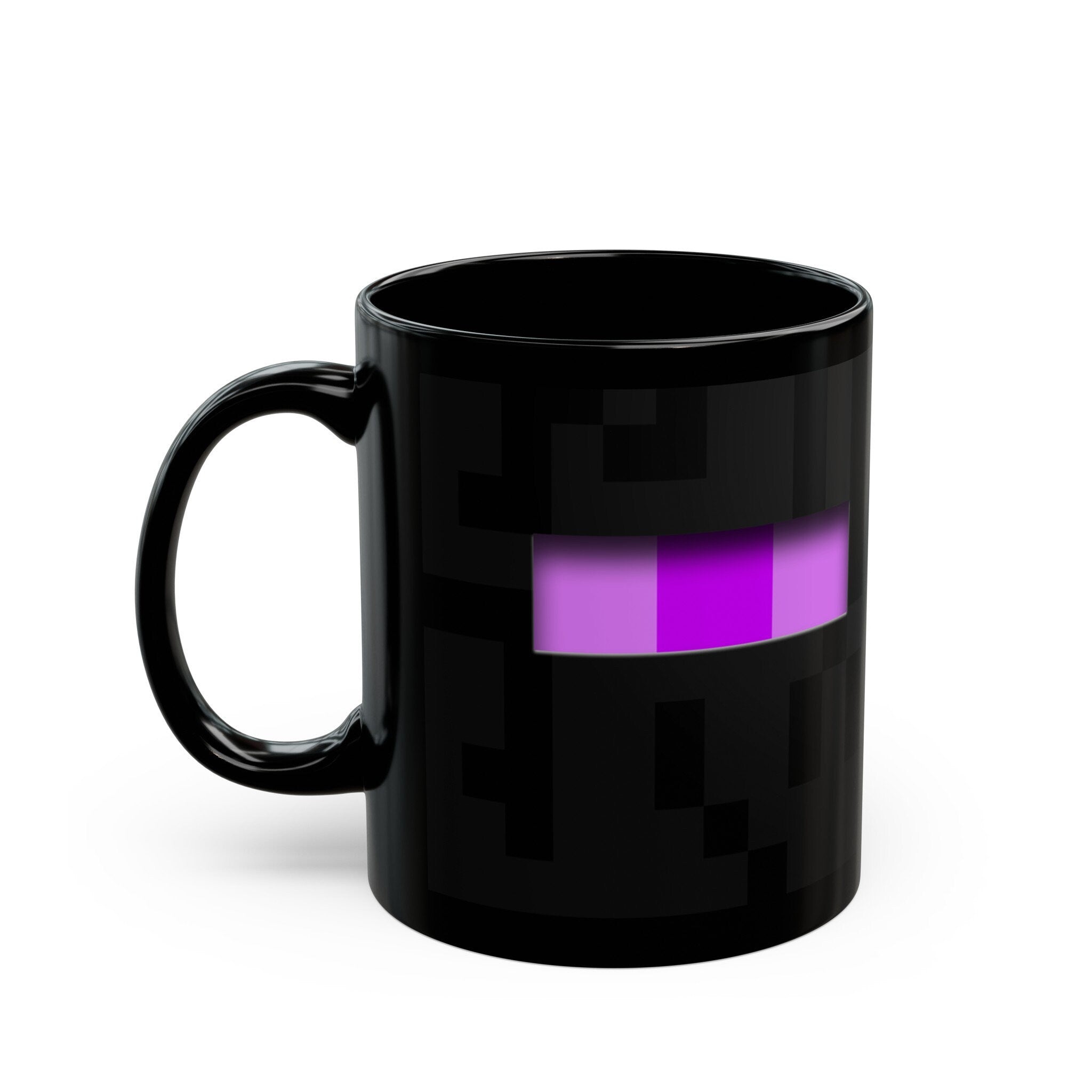 Enderman inspired Black Minecraft Mug (11oz, 15oz)