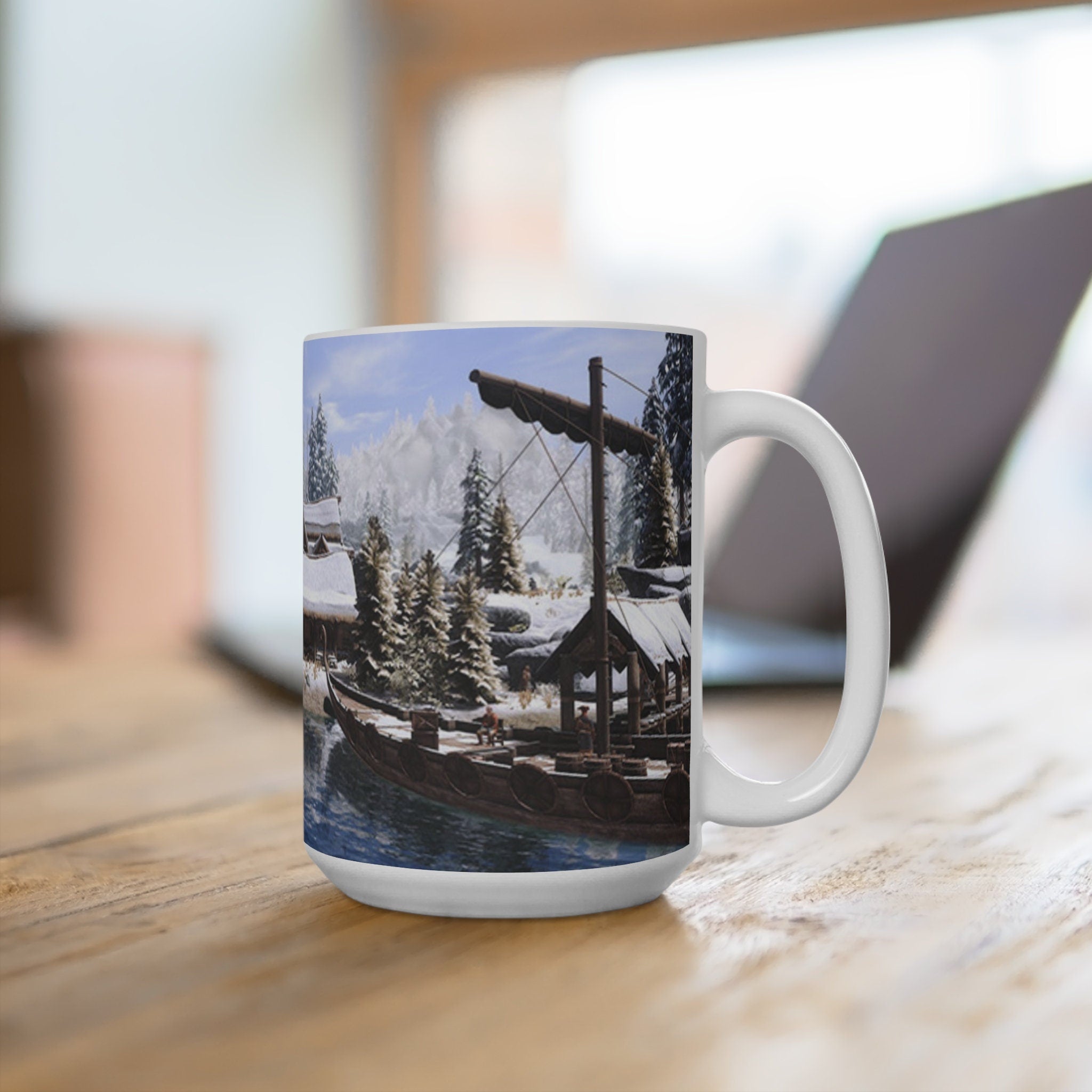 Dragonborn inspired Dawnstar design Mug 15oz