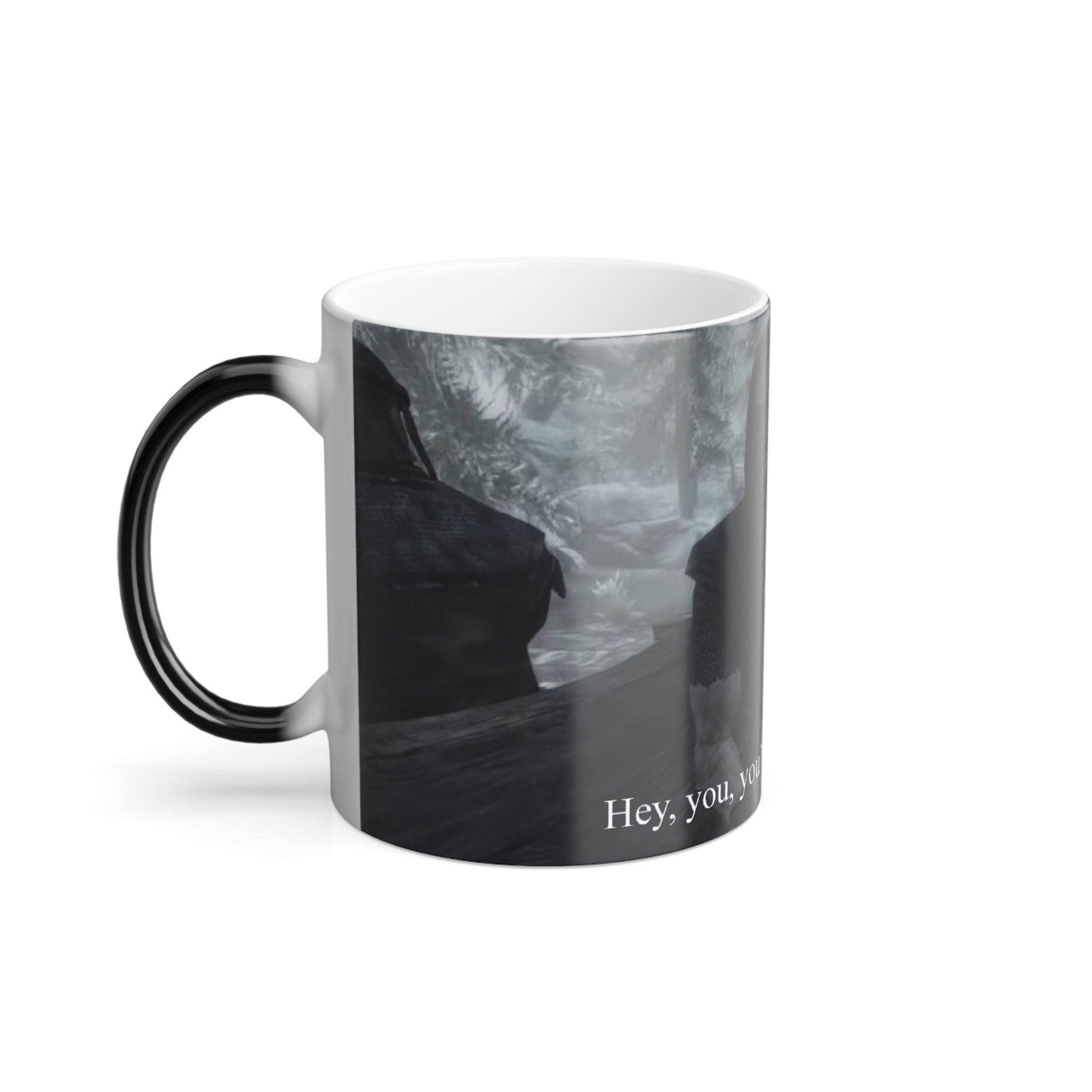 Dragonborn inspired Hey You You're finally awake Color Morphing Mug, 11oz