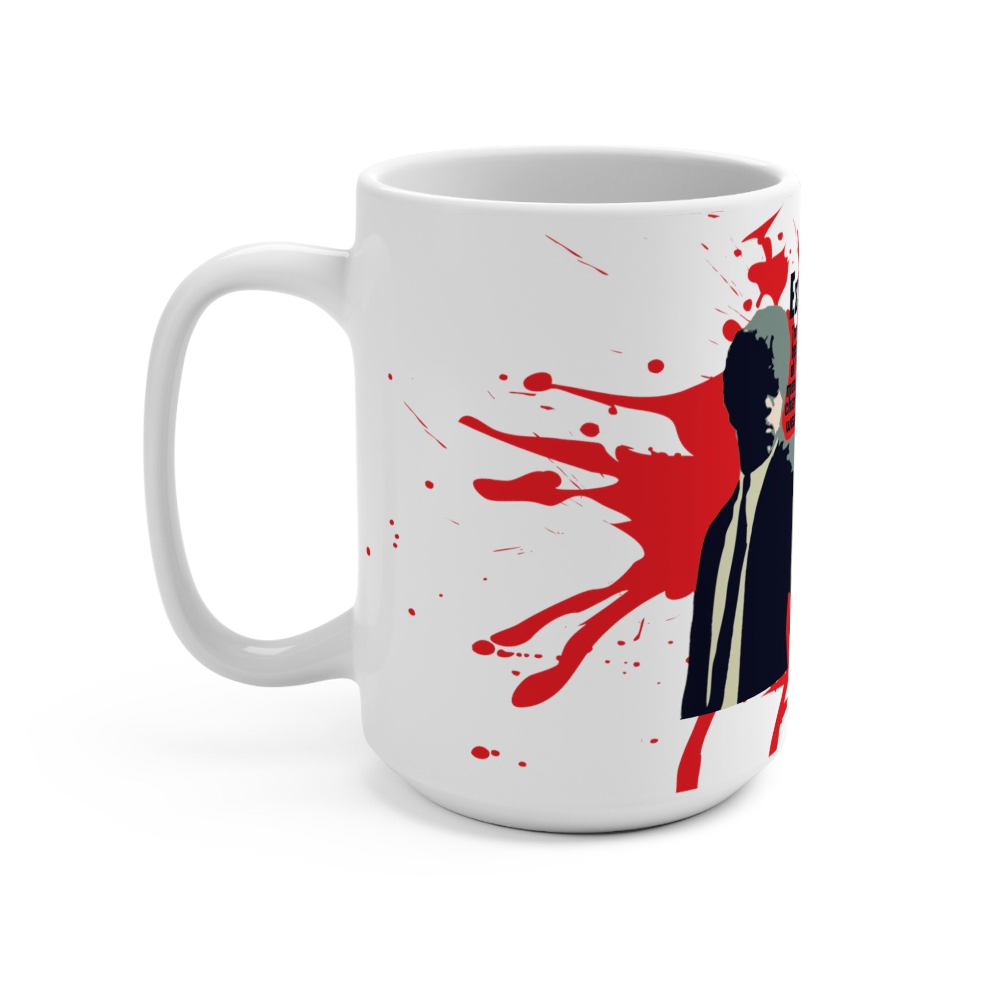 Ezekiel 26:17 Pulp Fiction inspired design Mug 15oz