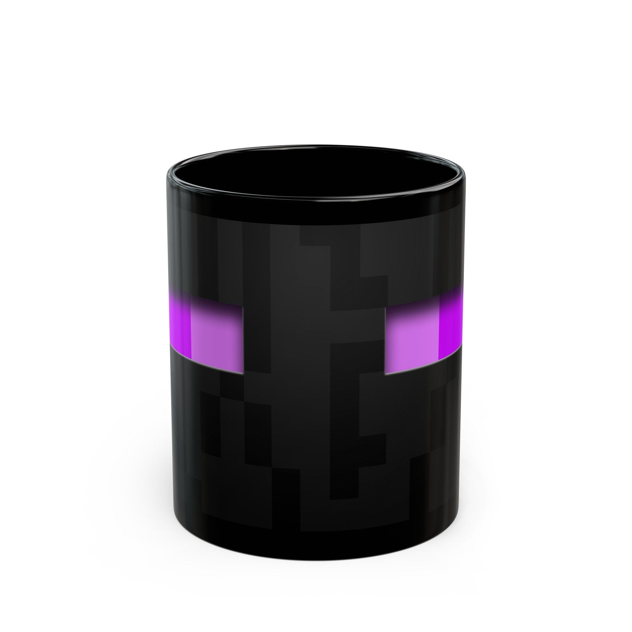 Enderman inspired Black Minecraft Mug (11oz, 15oz)