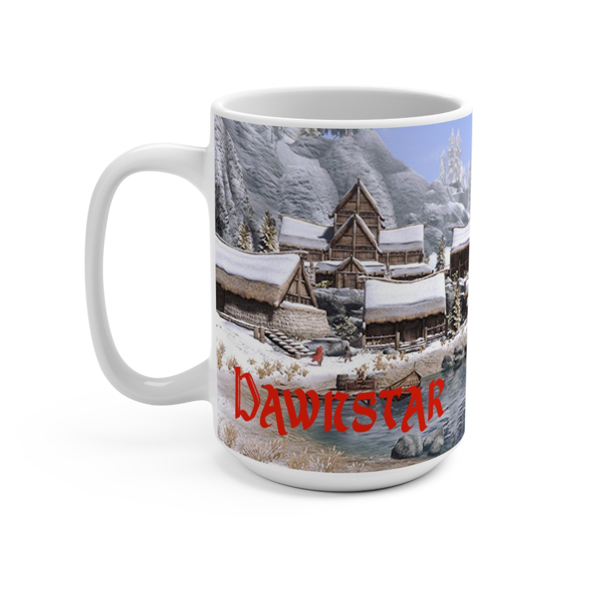 Dragonborn inspired Dawnstar design Mug 15oz