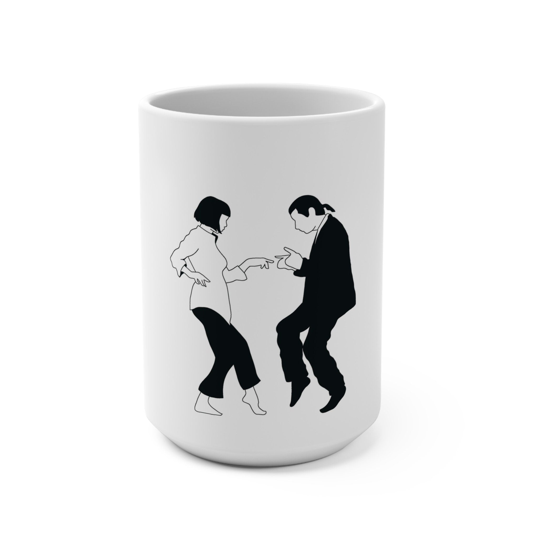 Pulp Fiction Jack Rabbit Slims dance inspired design Mug 15oz