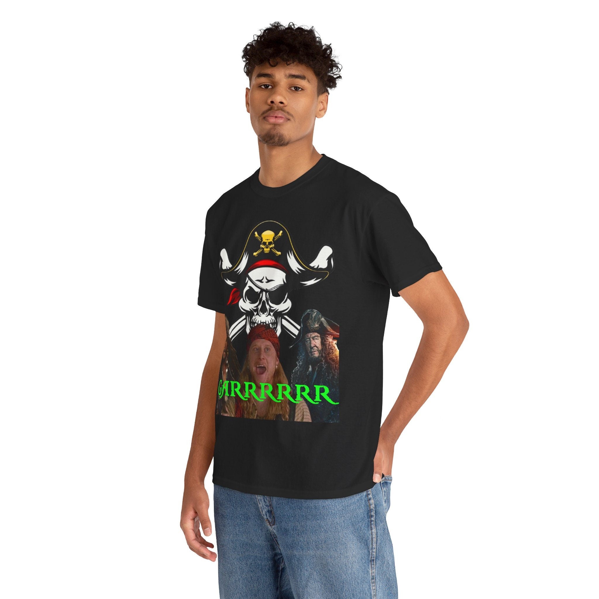 Steve The Pirate Garrrrr Unisex Heavy Cotton Tee
