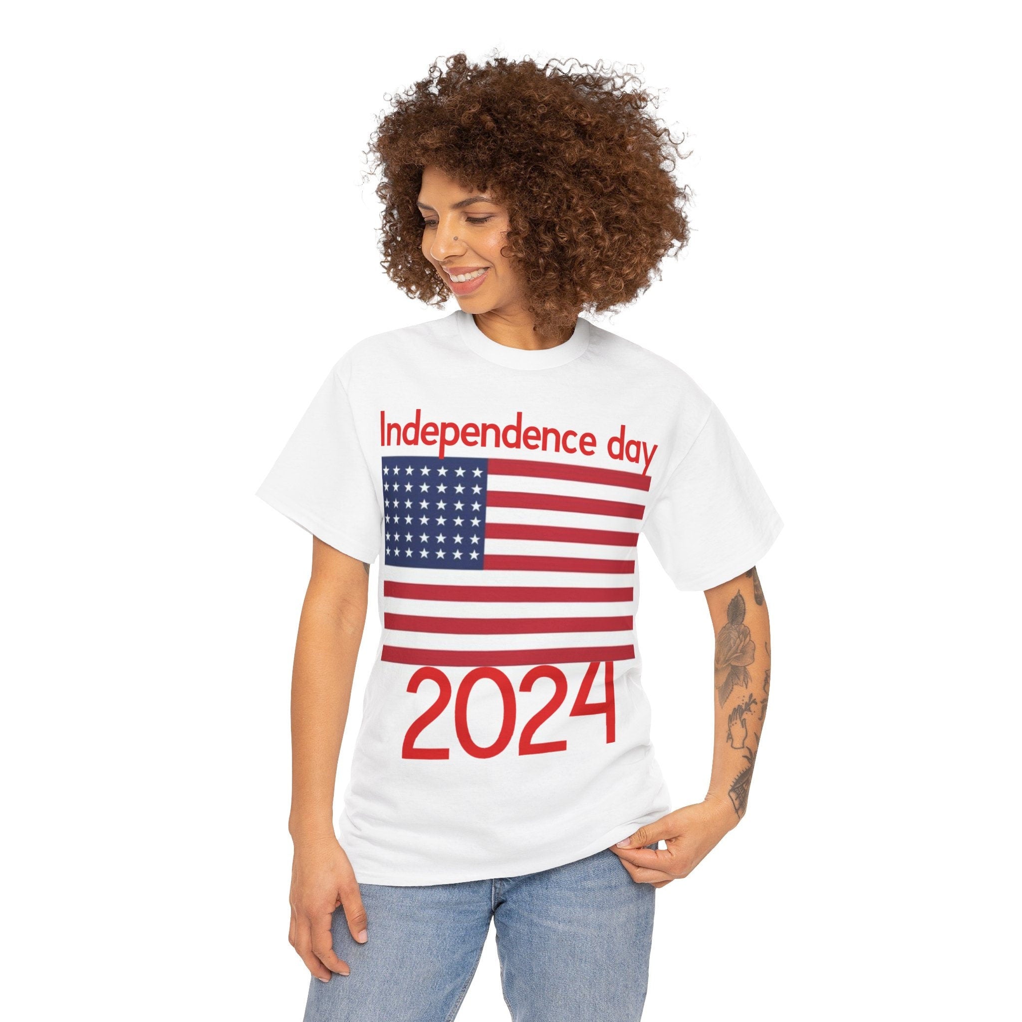 Independence day 2024 Unisex Heavy Cotton Tee