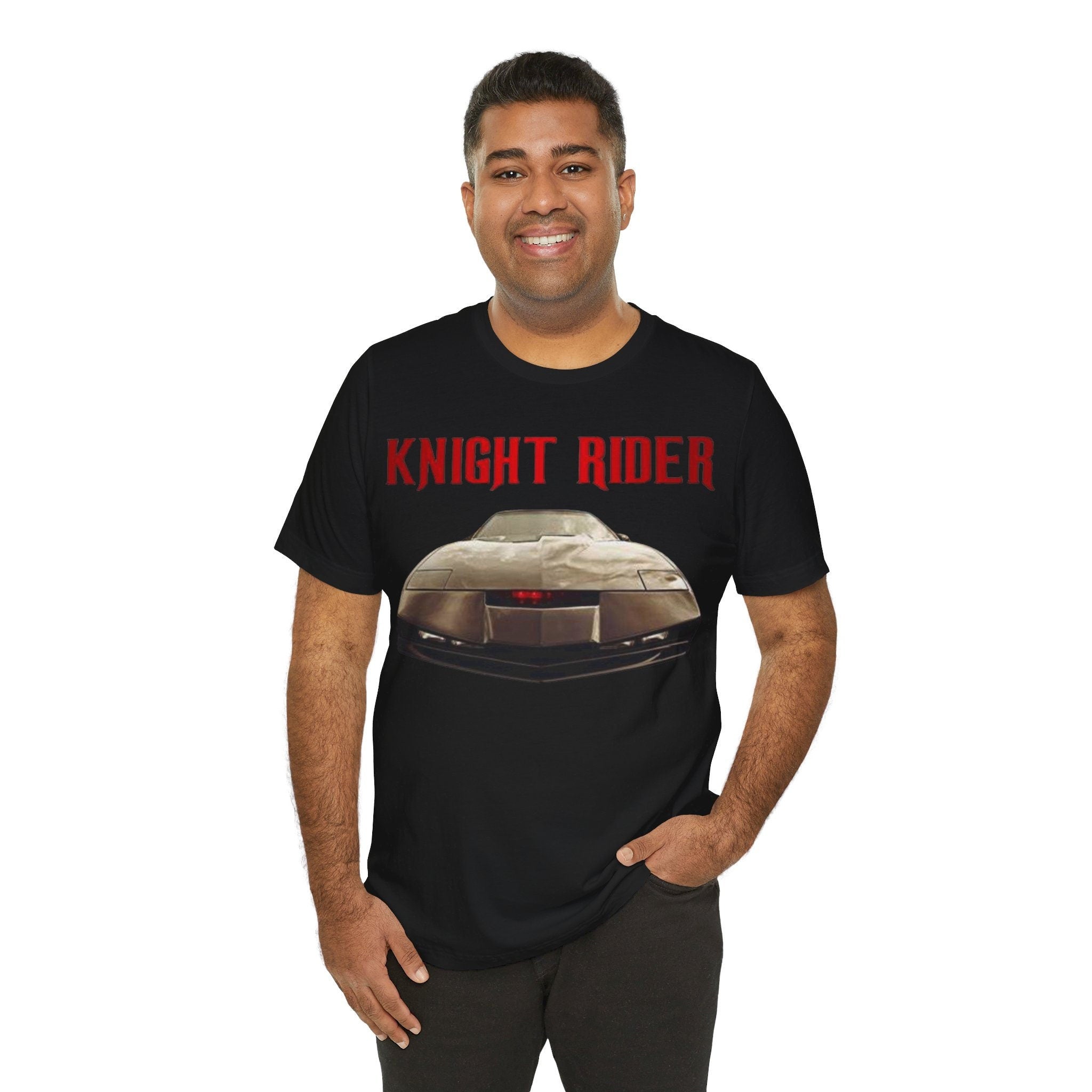 K.I.T.T Knight Rider fan art Unisex Jersey Short Sleeve Tee