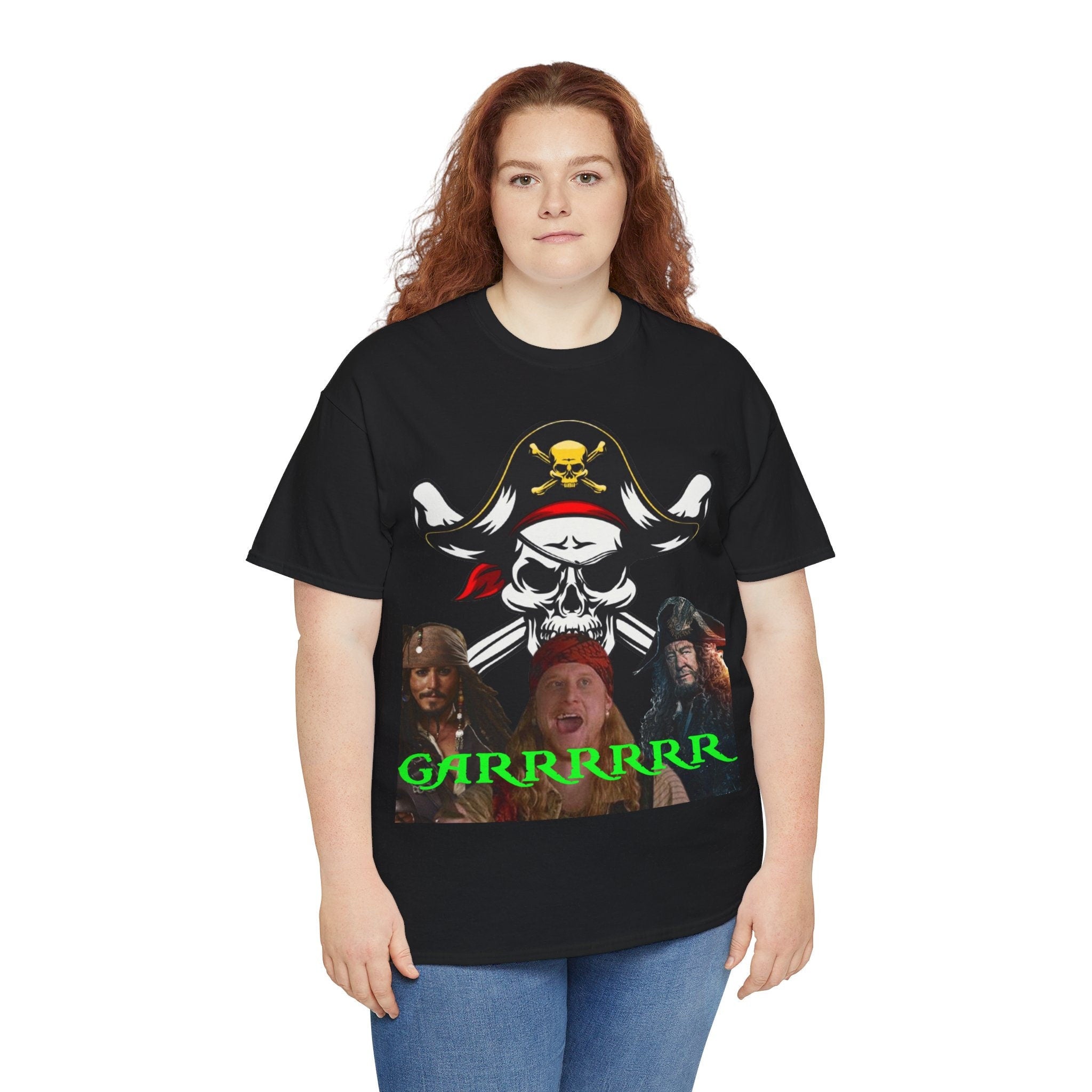 Steve The Pirate Garrrrr Unisex Heavy Cotton Tee